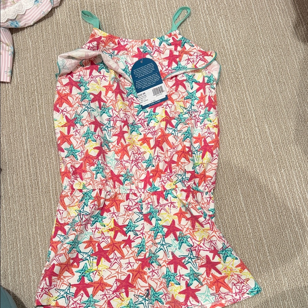 Hatley NWT Colorful Starfish Print Dress